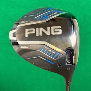 Ping G440 MAX 12 Driver Mitsubishi Diamana S+ 60-R Graphite Regular