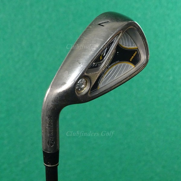 LH TaylorMade r7 Draw Single 7 Iron Factory REAX 55 Graphite Regular