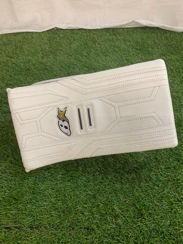 White Intermediate Brian's Optik X3 Goalie Blocker