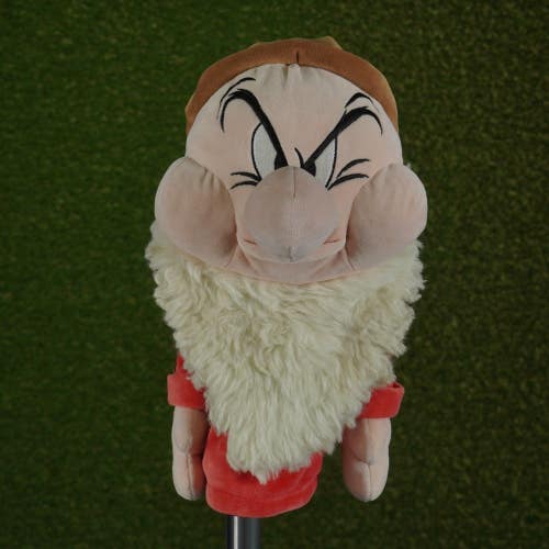 DISNEY'S SNOW WHITE AND THE SEVEN DWARFS GRUMPY GOLF CLUB DRIVER HEADCOVER
