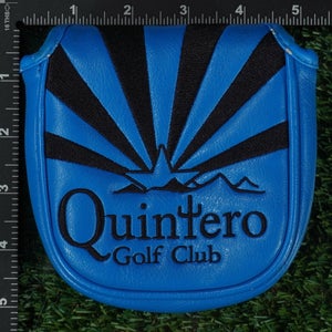 CMC DESIGN QUINTERO GOLF CLUB MALLET PUTTER HEADCOVER MAGNETIC CLOSURE BLUE