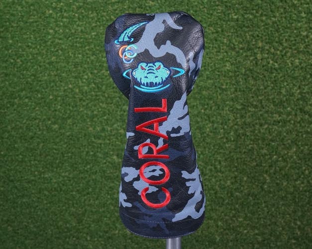 WINSTON COLLECTION CORAL CREEK CLUB GATORS DRIVER HEADCOVER, BBG CAMO ~ RARE!!