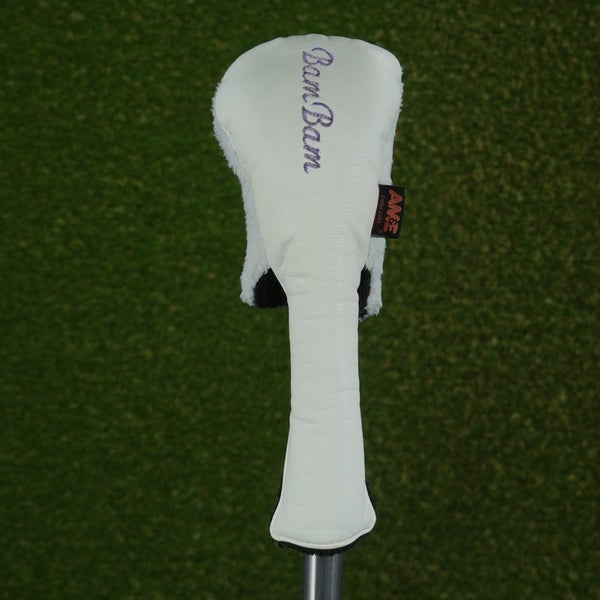 AM&E BAM BAM FAIRWAY WOOD HEADCOVER WHITE ~ L@@K!!