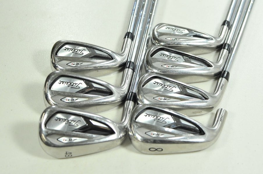 LEFT HANDED Titleist 718 AP1 5-PW,48* Iron Set Regular Flex KBS Steel  # 172894