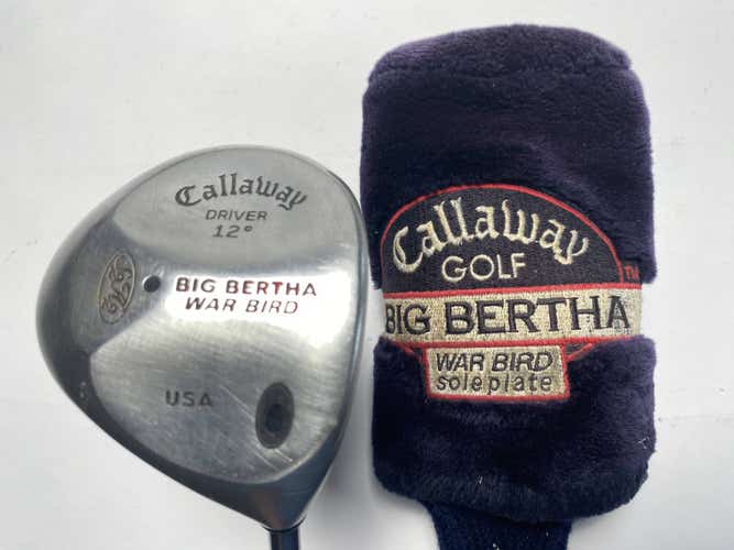 Callaway Big Bertha Warbird Driver 12* RCH 90 Senior Graphite Mens RH HC