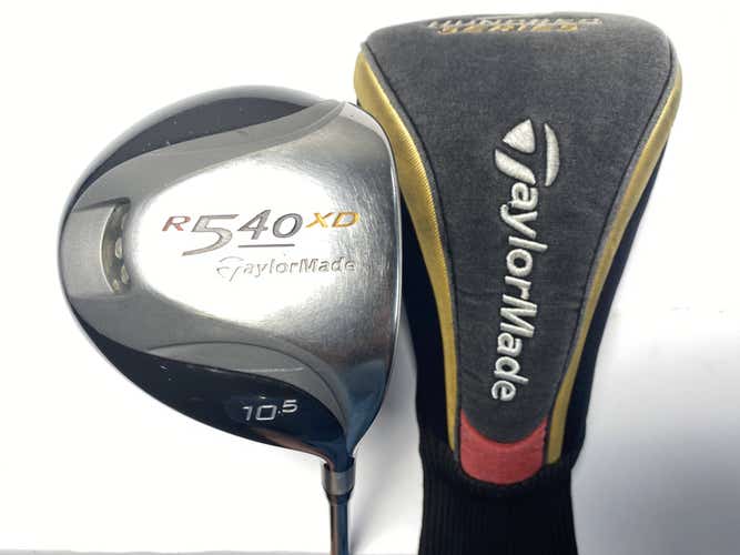 TaylorMade R540 XD Driver 10.5* MAS2 55g Stiff Graphite Mens RH HC Midsize Grip