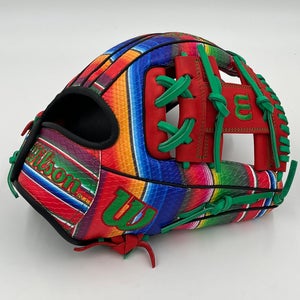 Custom Wilson a1000 DP15 11.5 infield baseball glove