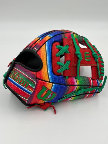 Custom Wilson a1000 DP15 11.5 infield baseball glove