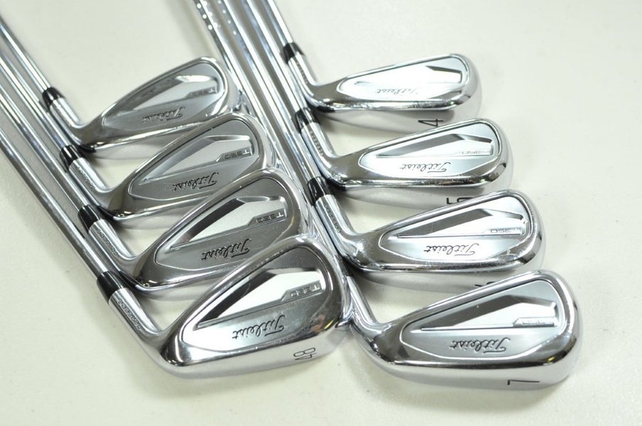 Titleist T350 2023 4-PW,48* Iron Set Stiff Flex Right AMT Red S300 Steel #193340