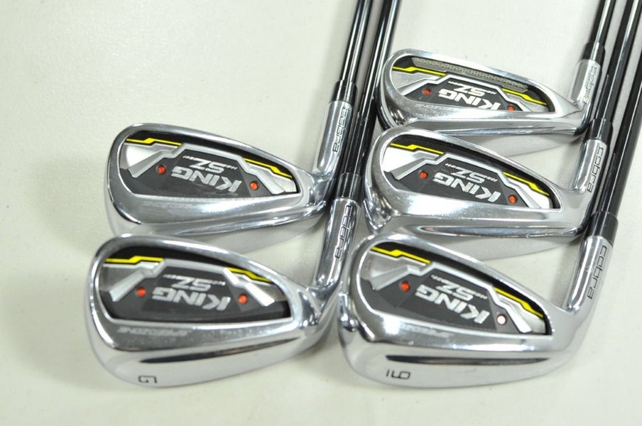 LEFT HANDED Cobra King Speedzone 7-PW,GW Iron Set Regular Flex Graphite #200141