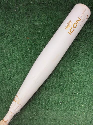 2024 Rawlings Icon Composite Bat USSSA Certified (-8) Composite 24 oz 32" (Used)