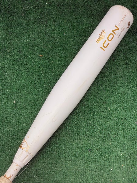 2024 Rawlings Icon Composite Bat USSSA Certified (-8) Composite 24 oz 32" (Used)