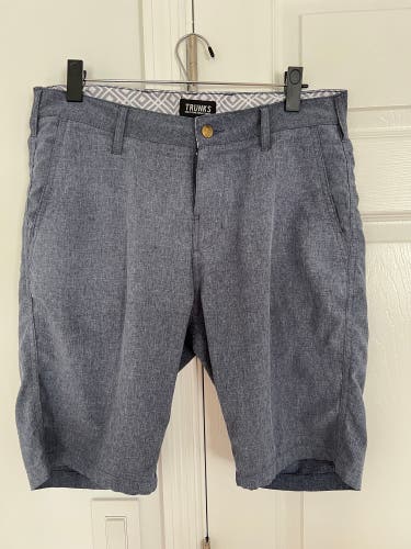 Trunks Multifunctional Men’s Gray chino Shorts Waist 34" lightweight quick Dry