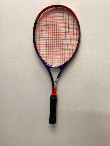 Used Wilson RAK ATTAK Junior Tennis Racquet Red 25" 11443-S000196254