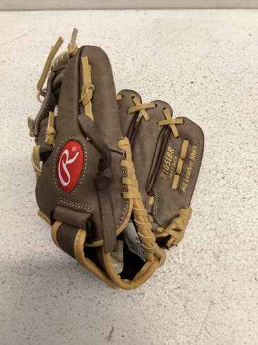 Used Rawlings H1051BR BB/SB Glove RH Throw Brown 10 1/2" 11443-S000196291