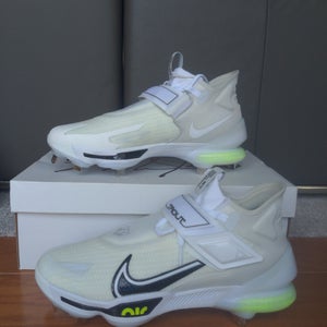 NEW W/ BOX Nike Trout 8 ELITE Force Zoom White Men's Size 9.5