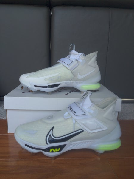 NEW W/ BOX Nike Trout 8 ELITE Force Zoom White Men's Size 9.5
