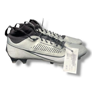 Used Nike VAPOR Adult FB Cleats Silver Senior 12 11375-S000363920