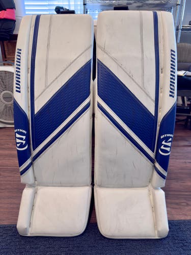 34" +1.5 Warrior G6 E+ Goalie Leg Pads (Used)