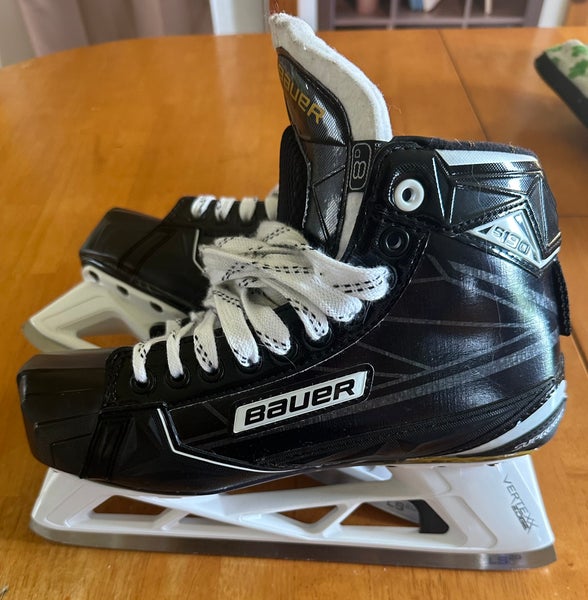 Bauer S190 Sr goalie skates size 8 worn once