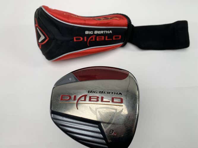 Callaway Big Bertha Diablo Driver 9* Aldila DVS 65g Stiff Graphite Mens RH HC