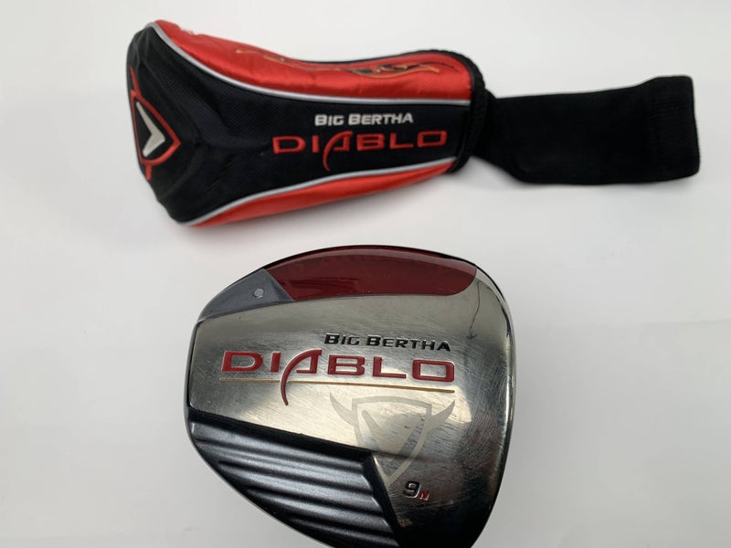 Callaway Big Bertha Diablo Driver 9* Aldila DVS 65g Stiff Graphite Mens RH HC