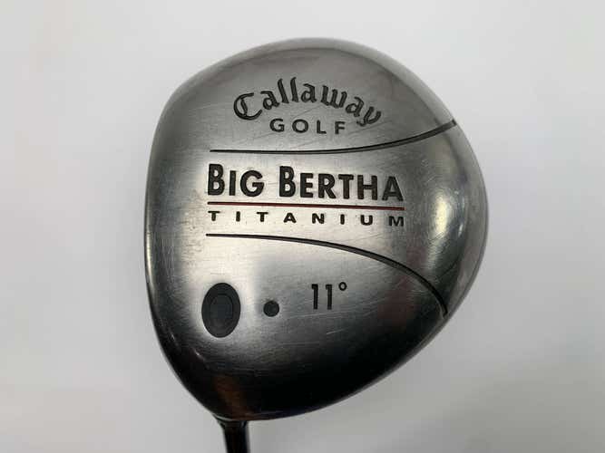Callaway Big Bertha Titanium Driver 11* RCH 65w 65g Regular Graphite Mens LH