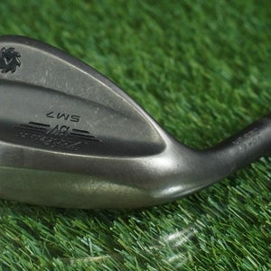 TITLEIST BV VOKEY SM7 JET BLACK LOB WEDGE DYNAMIC GOLD LEFT HANDED LH 58 12D