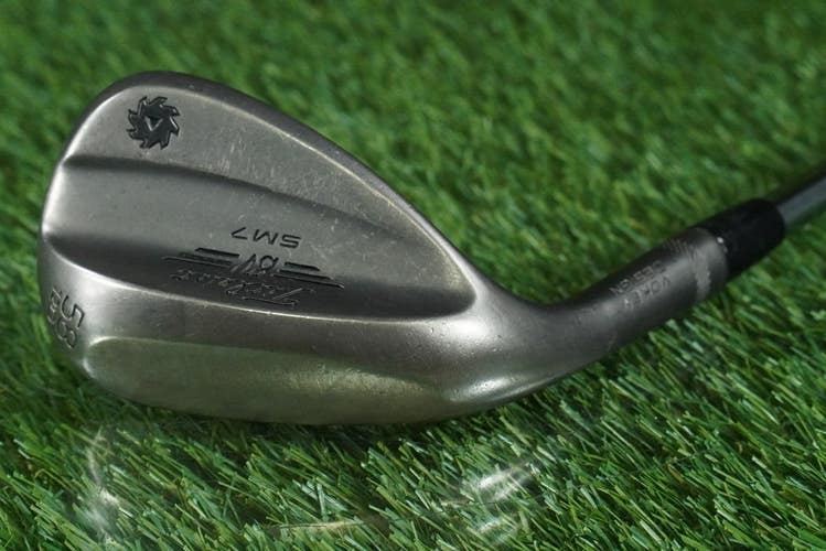 TITLEIST BV VOKEY SM7 JET BLACK LOB WEDGE DYNAMIC GOLD LEFT HANDED LH 58 12D
