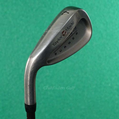 LH TaylorMade Burner Supersteel Single 4 Iron Factory S-90 Bubble Graphite Stiff