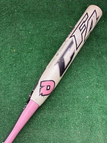 White DeMarini CF4 Bat (-10) Composite 22 oz 32" (Used)