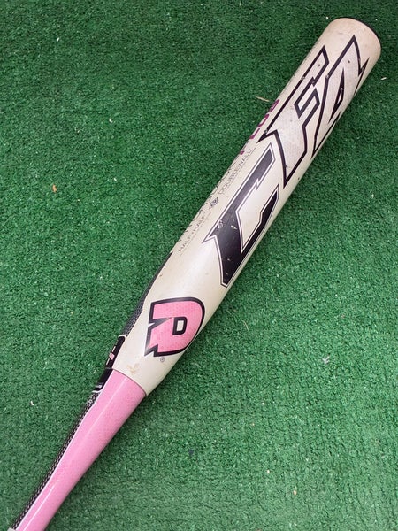 White DeMarini CF4 Bat (-10) Composite 22 oz 32" (Used)