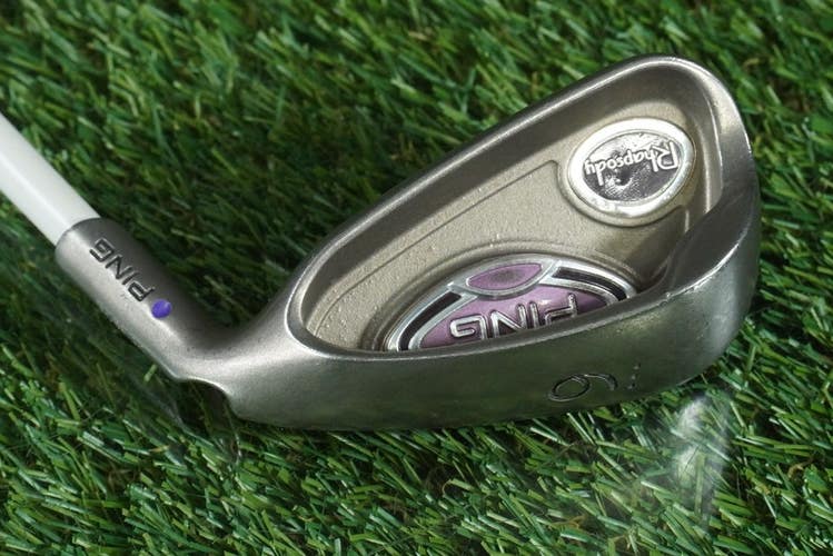 PING RHAPSODY 9 IRON ULT 129 ULTRA LIGHT WOMEN'S LADIES FLEX RH PURPLE DOT