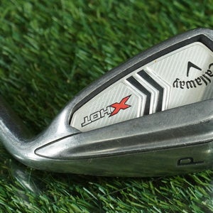 CALLAWAY GOLF X HOT PITCHING WEDGE "P" STEEL SHAFT RH ~ L@@K!!
