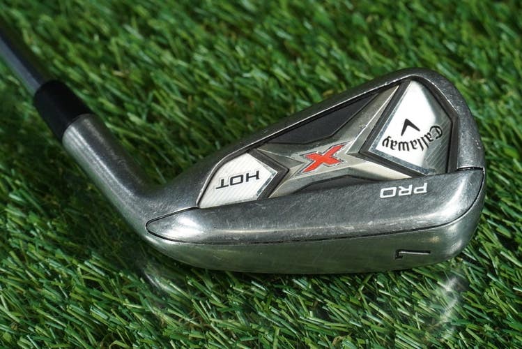 CALLAWAY X HOT PRO 7 IRON PROJECT X 95 FLIGHTED RIFLE 5.5 STEEL STIFF ~ LOOK!!