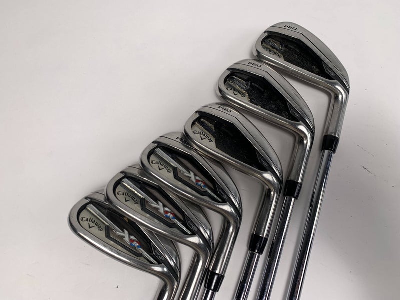 Callaway XR Pro Iron Set 5-PW KBS Tour-V 90g Stiff Steel Mens RH