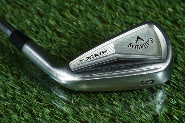 CALLAWAY APEX PRO FORGED 5 IRON FST KBS TOUR-V 110 STEEL STIFF FLEX RH ~ L@@K!!