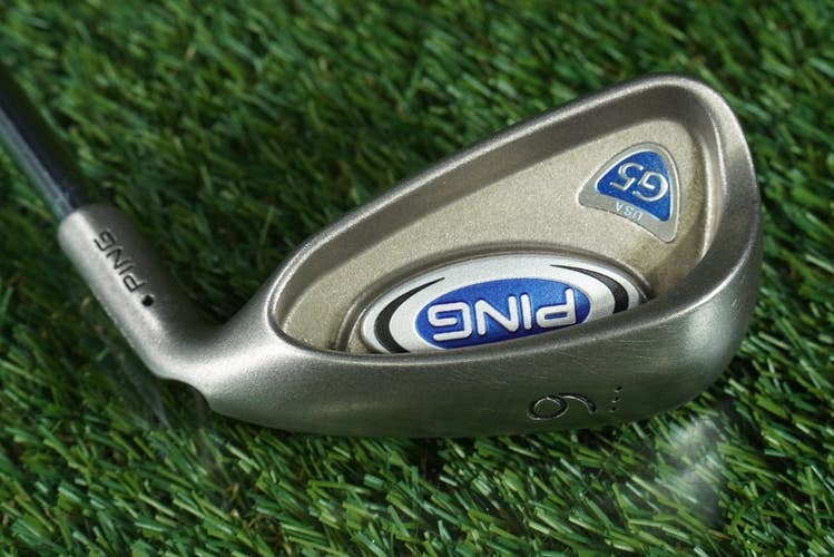 PING G5 9 IRON TRUE TEMPER STEEL STIFF SHAFT RH BLACK DOT ~ L@@K!!