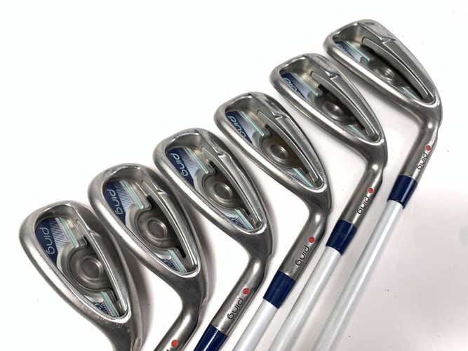 Ping G LE Iron Set 7-PW+GW+SW Red Dot 1* Flat ULT230 Ladies RH