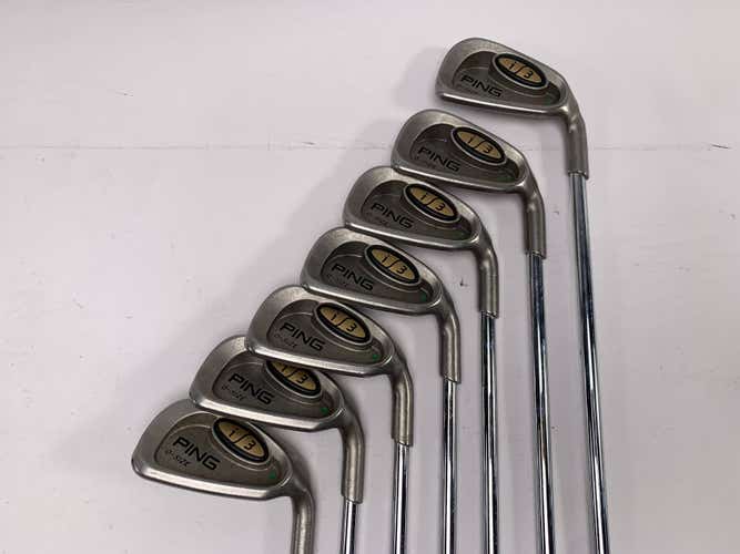 Ping i3 Oversize Iron Set 4-PW Green Dot 2* Up Cushin JZ Regular Steel Mens RH