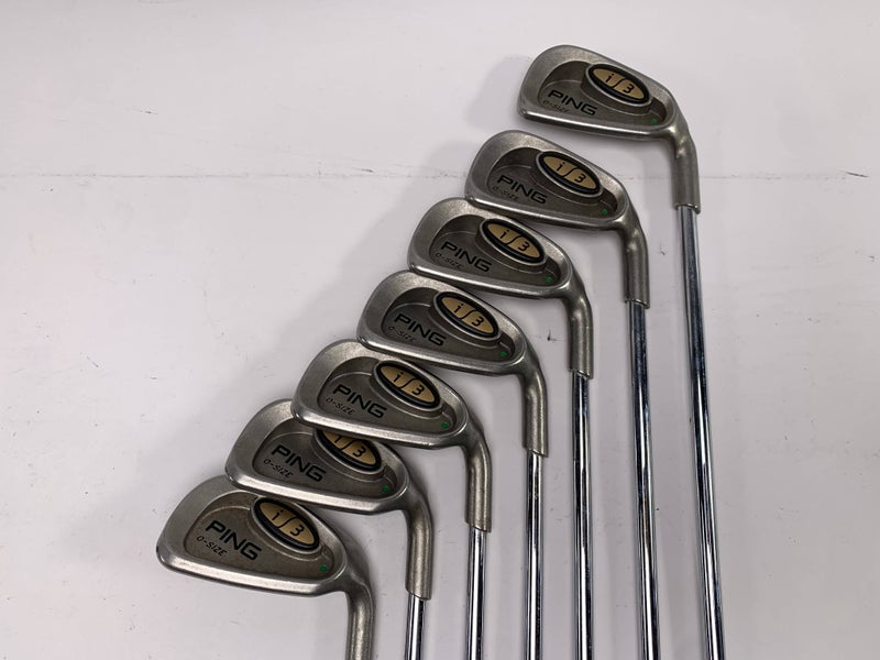Ping i3 Oversize Iron Set 4-PW Green Dot 2* Up Cushin JZ Regular Steel Mens RH
