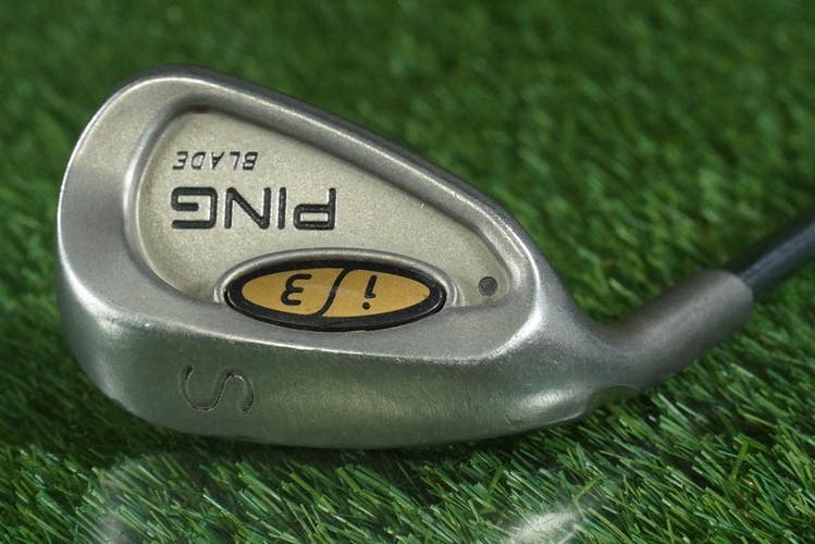 PING I3 BLADE SAND WEDGE "S" CUSHIN JZ REGULAR FLEX LEFT HANDED LH BLACK DOT