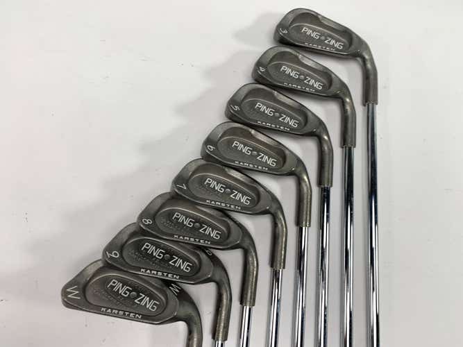 Ping Zing Iron Set 3-PW White Dot 3* Up JZ Regular Steel Mens RH