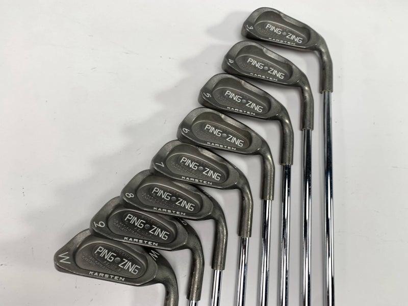 Ping Zing Iron Set 3-PW White Dot 3* Up JZ Regular Steel Mens RH