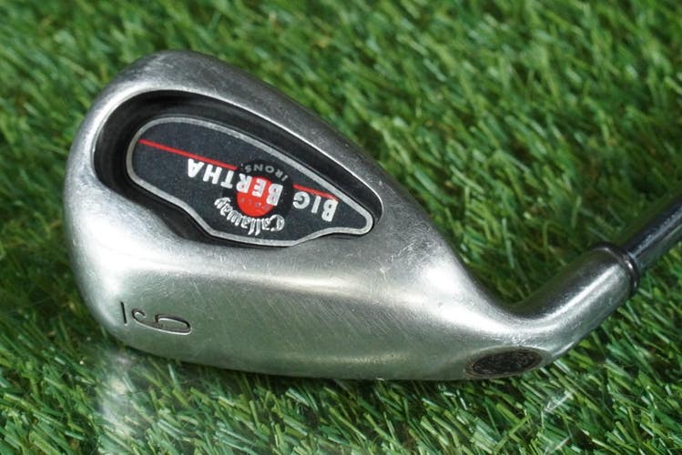 CALLAWAY BIG BERTHA IRONS 2004 9 IRON UNIFLEX LEFT HANDED LH ~ L@@K!!
