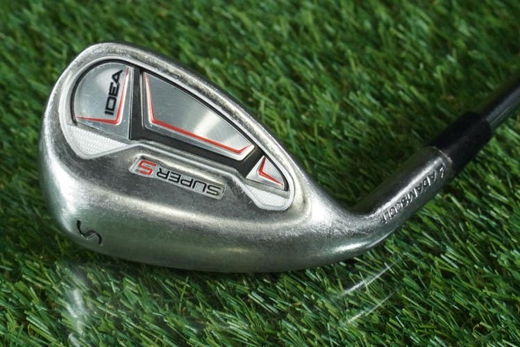 ADAMS GOLF IDEA SUPER S SAND WEDGE "S" STEEL SHAFT LEFT HANDED LH ~ LOOK!!