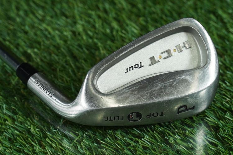TOP FLITE HCT TOUR PITCHING WEDGE "P" STAINLESS HYPER STEEL MEDIUM FLEX RH