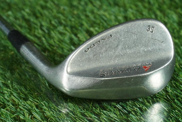 ADAMS FALDO SAND WEDGE ASYMMETRIC SOLE TRUE TEMPER DYNAMIC GOLD STIFF RH 56