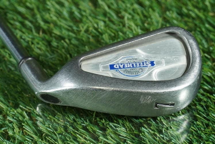 CALLAWAY GOLF STEELHEAD 7 IRON X-14 IRONS CONSTANT WEIGHT STEEL SHAFT RH ~ L@@K!