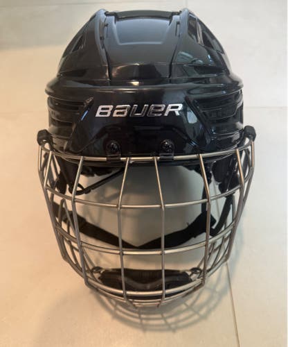 Bauer Re-Akt 150 Helmet with Facemask - Senior Large - Black